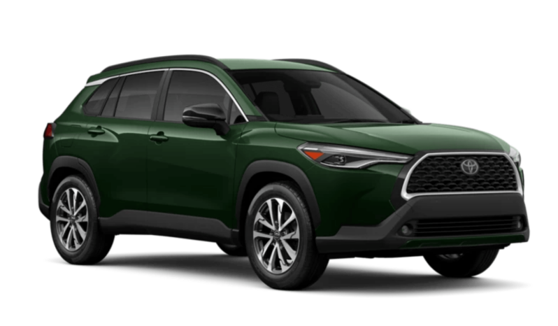 Toyota Corolla Cross 2026, green